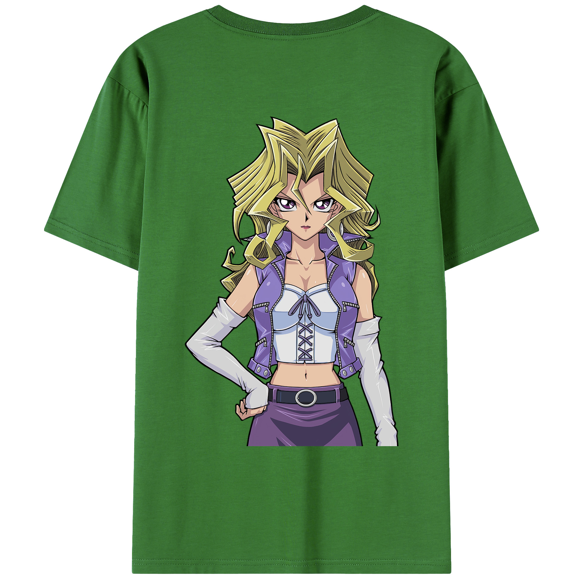 （画像用） 遊☆戯☆王 Yu-Gi-Oh! レディース半袖Tシャツ(バックプリント)